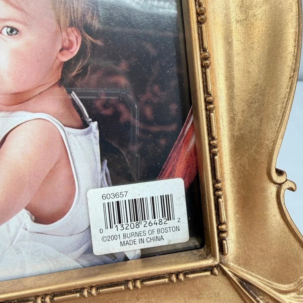 Burnes‎ of Boston Gold Ornate Picture Frame Vintage Baroque 5x7 NEW Elegant